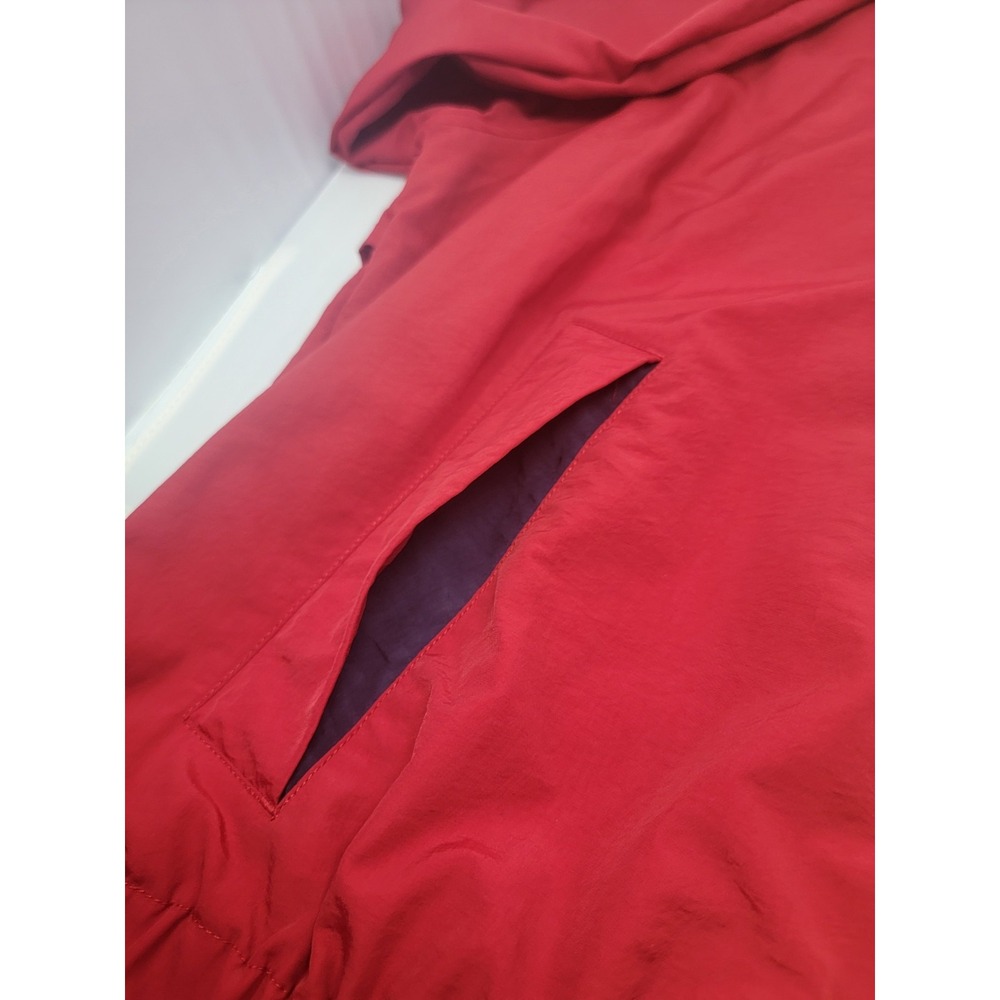 Vintage 90's Tommy Hilfiger Hooded Jacket Red Blue Men's Size XL Spellout Hooded - Picture 7 of 15